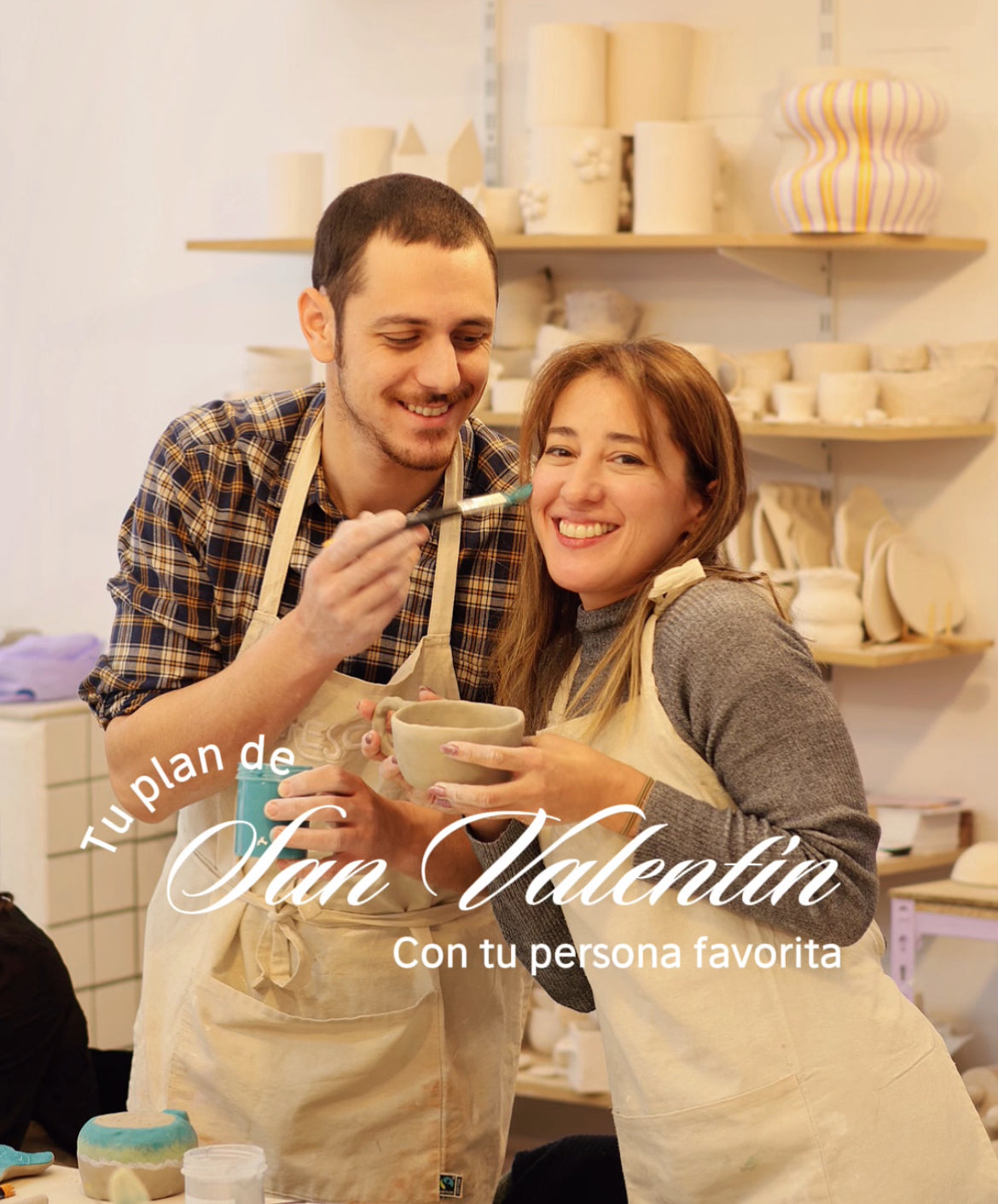 Plan en pareja taller de cerámica