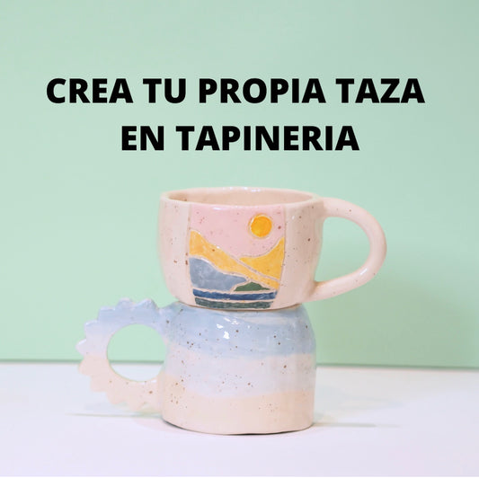 CREA TU TAZA EN MERCADO DE TAPINERÍA (50€)